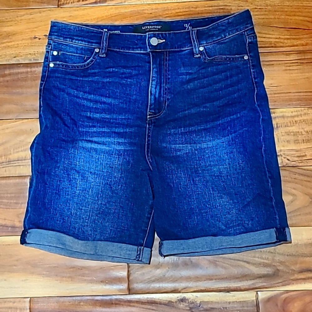 Liverpool high-rise shorts